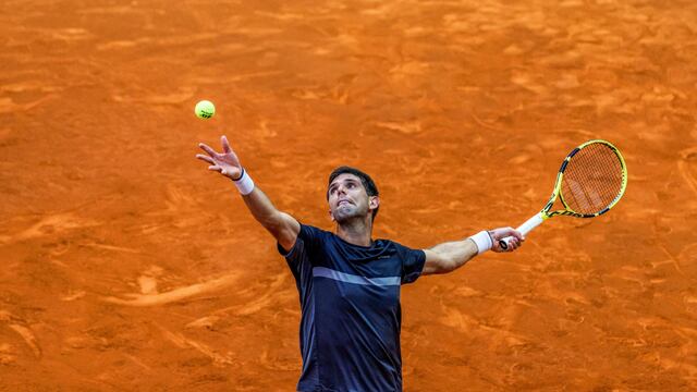 Federico Delbonis avanza a paso firme en el Masters 1000 de Roma.