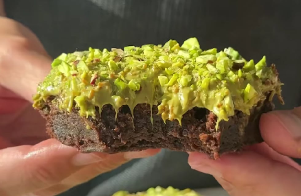 La locura por el pistacho no para: cómo hacer un brownie estilo Dubai en casa