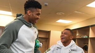 Mbappe y Giannis Antetokoumpo