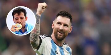 El saludo de Messi a José "Maligno" Torres.