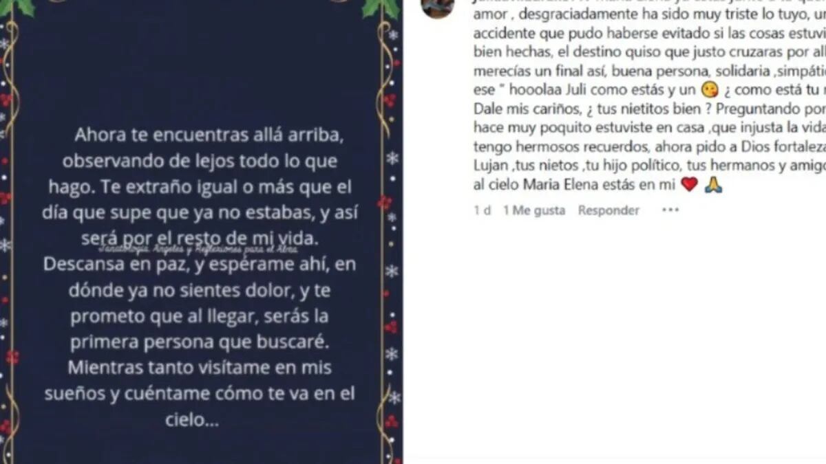 El mensaje que había dejado la mujer.