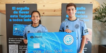 Banco macro lanza una tarjeta de débito exclusiva para hinchas de Belgrano.