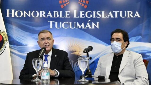 Osvaldo Jaldo, gobernador de Tucumán.