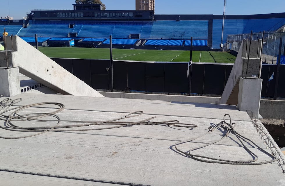 Belgrano mostró los avances para completar la tribuna Cuellar y ampliar el Gigante