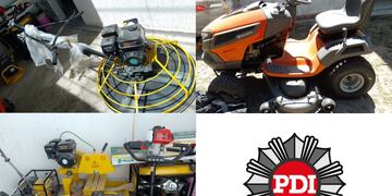 Los elementos secuestrados por la PDI