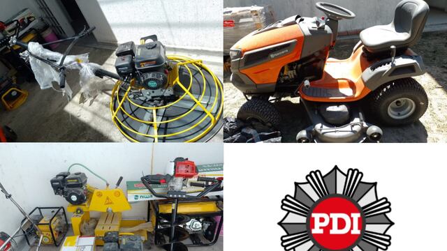 Los elementos secuestrados por la PDI