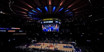 El Madison Square Garden diferenció a los fanáticos vacunados en sus plateas.