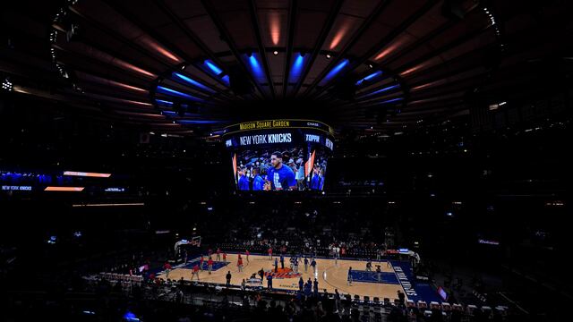 El Madison Square Garden diferenció a los fanáticos vacunados en sus plateas.