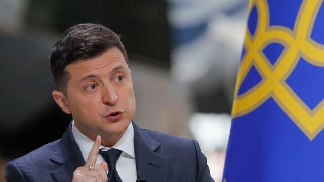 Volodimir Zelenski, presidente de Ucrania