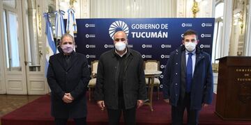 El gobernador recibió al secretario general de la Asociación Bancaria a nivel nacional.