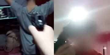 Un nene se grabó apuntando con un arma a su prima y amenazó con quemar el colegio.