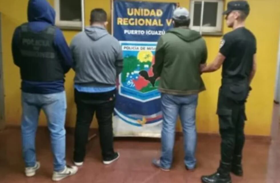 Detienen a cuatro individuos por hechos delictivos en Puerto Iguazú