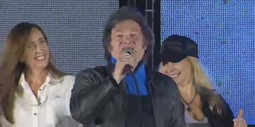 Javier Milei en Córdoba.