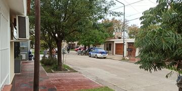 El violento episodio sucedió en la siesta del martes en Villa María. (Villa María Vivo)