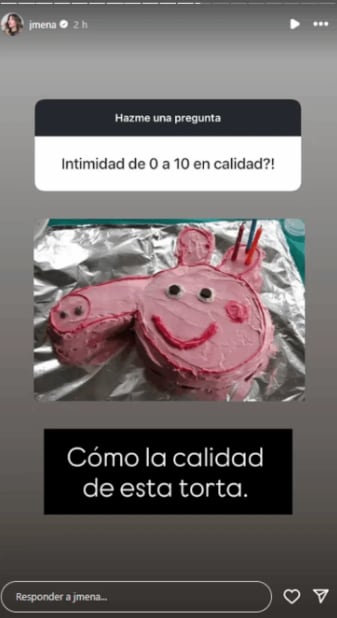 Jimena Barón reveló un detalle sobre la intimidad con su novio.
