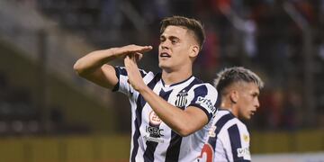 Con la T. Federico Girotti hizo festejar a Talleres (@CATalleresdecba).