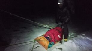 Rescate en el Aconcagua. Imagen de Archivo