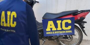 Esta fue la moto secuestrada al menor de 17 años