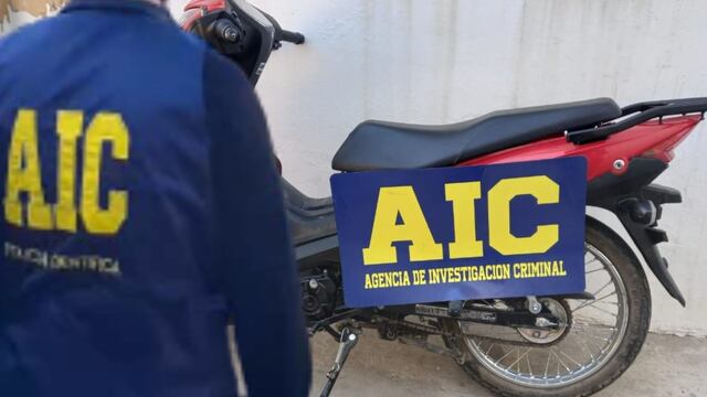 Esta fue la moto secuestrada al menor de 17 años