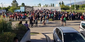 Comisaría 42 de Villa de Merlo, donde pidieron justicia por Matías Padilla