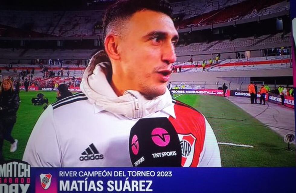 River campeón de Liga Profesional: qué dijo Matías Suárez sobre su futuro
