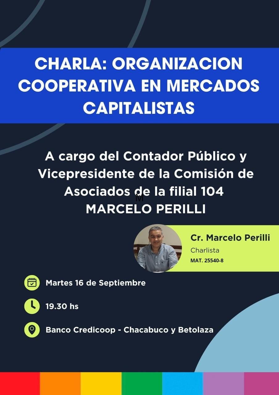Charla “Organización Cooperativa en mercados capitalistas”