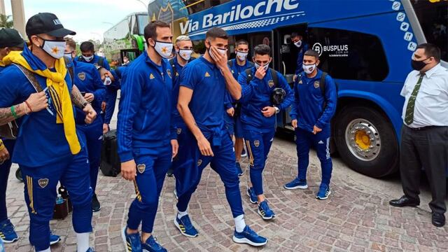 El plantel de Boca está en Santiago del Estero.