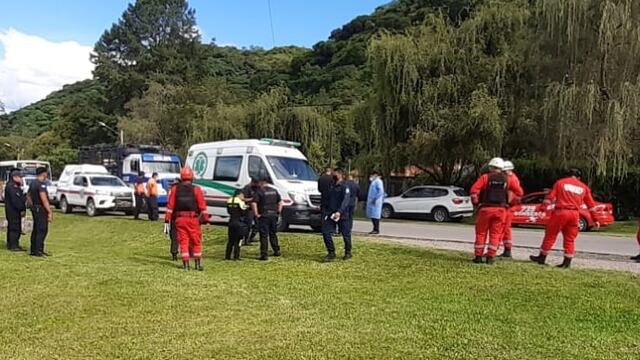 Unidades de la Policía de Jujuy, en acción.