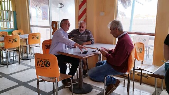 El Director de Turismo de Tres Arroyos de visita en Reta