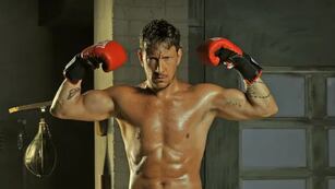 Nico Vázquez en su obra Rocky