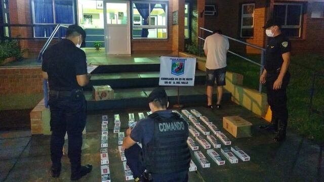 Secuestraron cigarrillos de contrabando en 25 de Mayo.