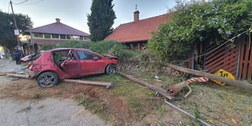 El accidente le costó la vida al conductor.