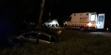 Automovilista herido tras accidente vial en Oberá.