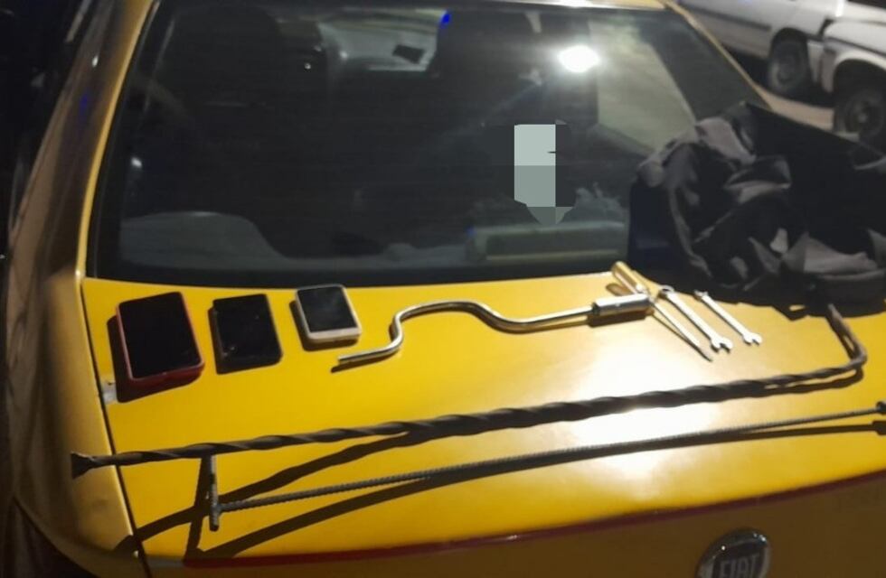 Malagueño: operativo con detenidos por robo de herramientas y celulares