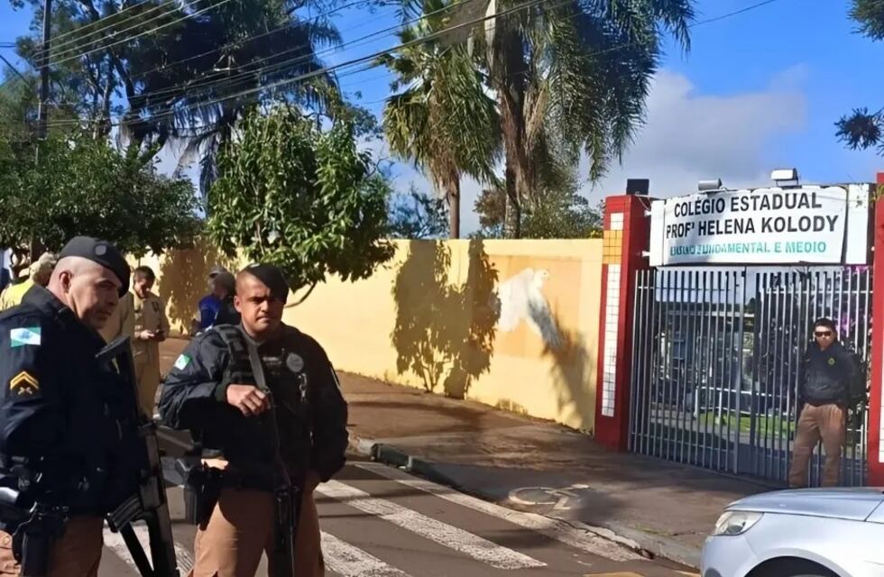 Tiroteo en Brasil: un exalumno abrió fuego en una escuela y mató a una estudiante