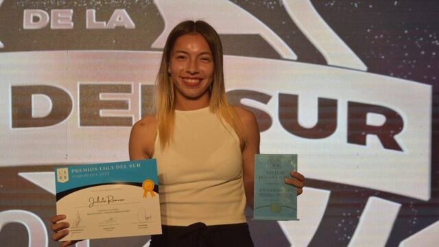 La puntaltense Julieta Romero, fue reconocida como la mejor jugadora de la Liga del Sur.