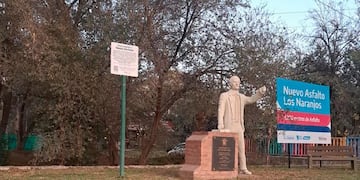 La estatua en cuestión.