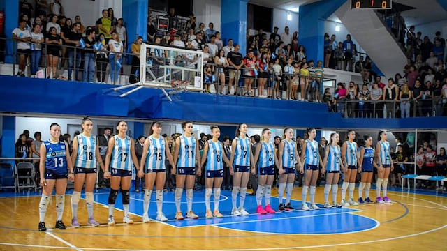 La selección argentina U19 de vóley, lista para el Mundial de la categoría. (Prensa FeVA)