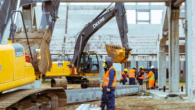 Avanzan las obras del microestadio en Río Grande