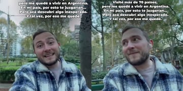 Turista bielorruso eligió Argentina.