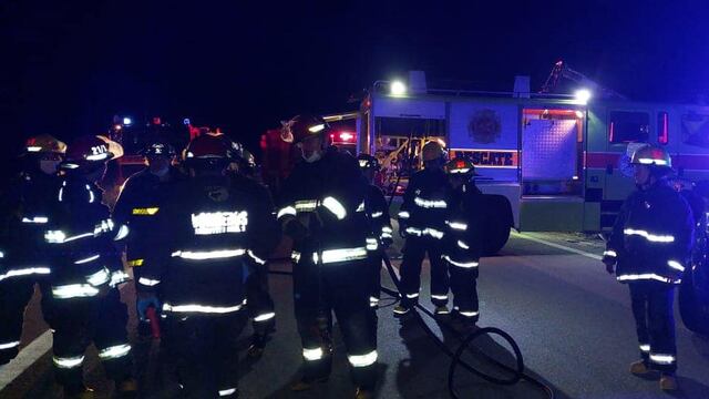 Accidente Autopista 19 un fallecido Arroyito