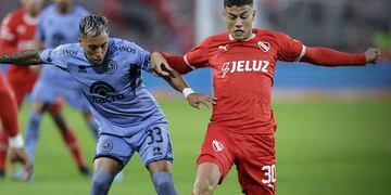 Belgrano no estuvo en su nivel y se lo cortó la racha ante Independiente (Fotobaires).
