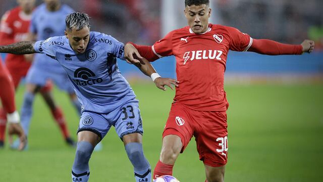 Belgrano no estuvo en su nivel y se lo cortó la racha ante Independiente (Fotobaires).