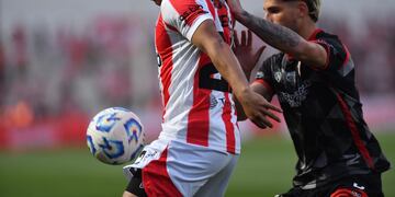 Damián Puebla, manija y uno de los goleadores de Instituto (Facundo Luque / La Voz).