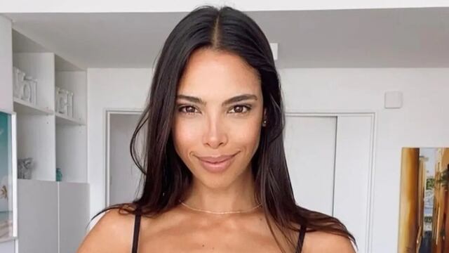 Maypy Delgado encendió las redes sociales probándose ropa frente al espejo.