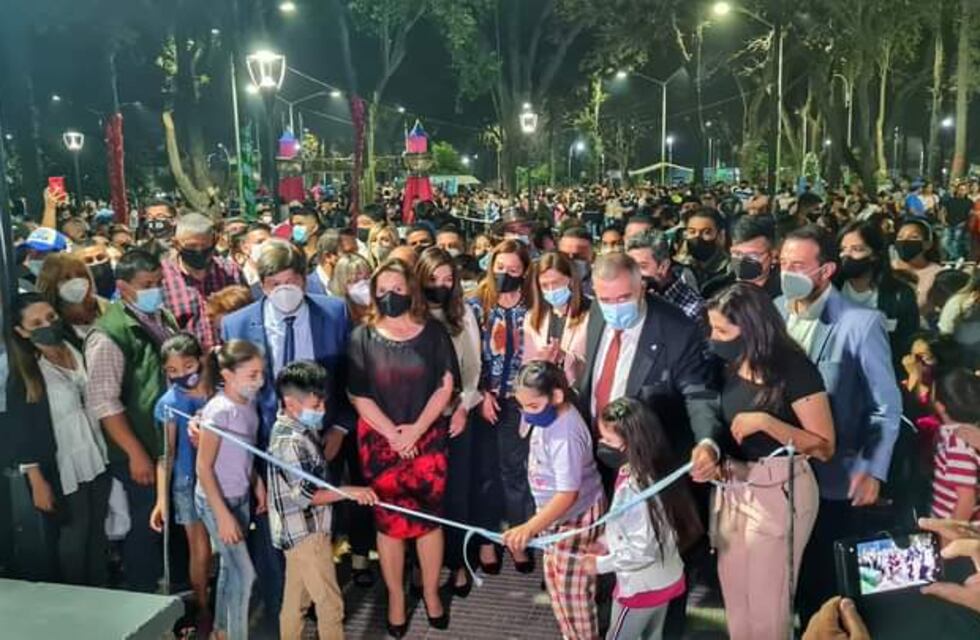 Jaldo participó en los festejos por el 34° aniversario de Alderetes