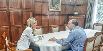 Garate se reunió con la vicegobernadora Verónica Magario y el Ministro de Gobierno Carlos Bianco