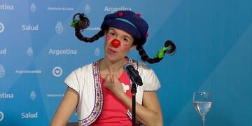 La payasa fue protagonista del reporte diario del Ministerio de Salud de la Nación. Quiénes fueron otros de los personajes más recordados de la cuarentena.