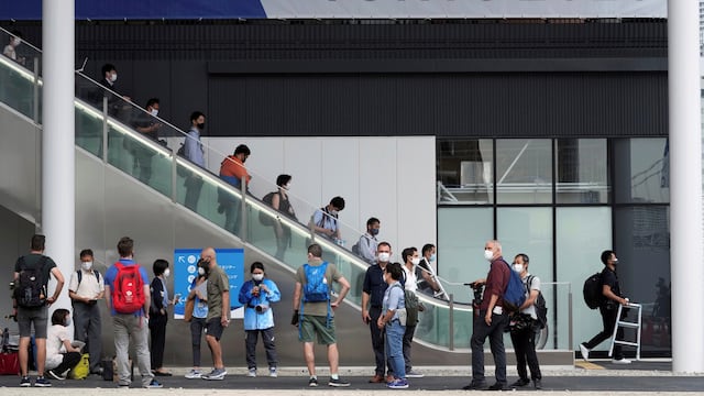 El público en Tokio, una duda de cara a los Juegos Olímpicos. (AP)