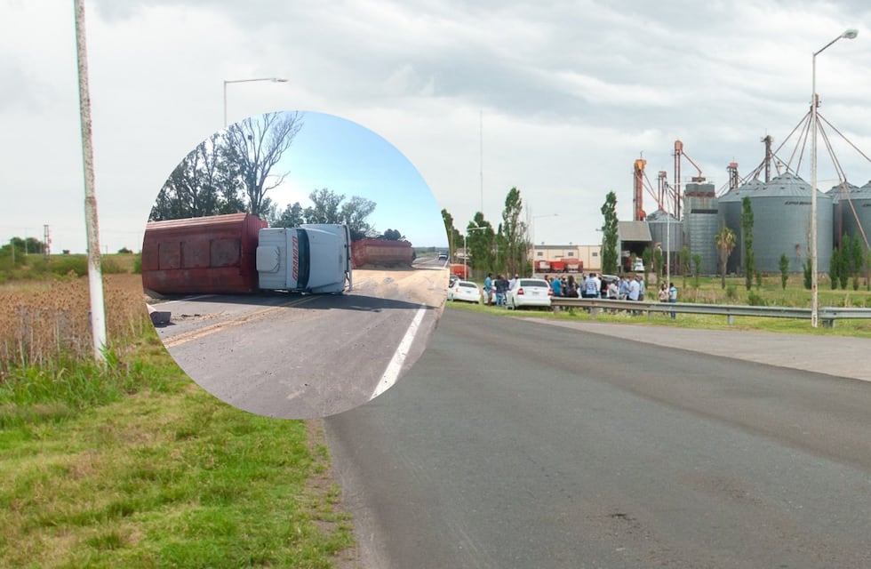 Caos total en la Ruta 20: un violento vuelco paralizó el acceso a Gualeguaychú